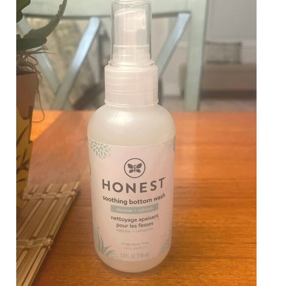 Soothing Baby Bottom Wash Cleanse Refresh 5.0 oz. Fragrance Free NiP HONEST - Picture 1 of 5